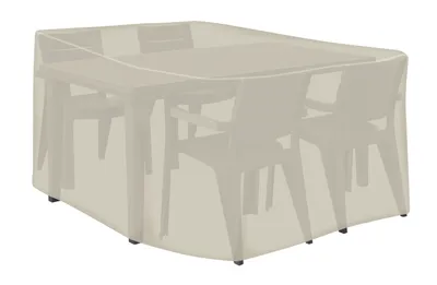 Produktbild von tepro Abdeckhaube Universal für Sitzgruppe rechteckig groß, beige (150 x 350 x 95 cm)