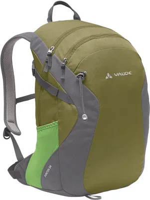 Produktbild von Leichter Wanderrucksack 24l Grün wasserdicht Laptopfach