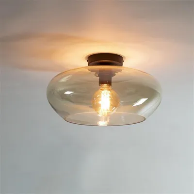 Produktbild von Hoyz-Kollektion – Deckenleuchte Elevate Glass – Bernsteinfarbenes Glas