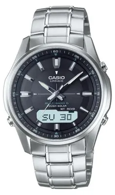 Produktbild von Casio  Funk  LCW-M100DSE-1AER  LCW-M100DSE-1AER  Silber  Schwarz  Herren  Funkuhr