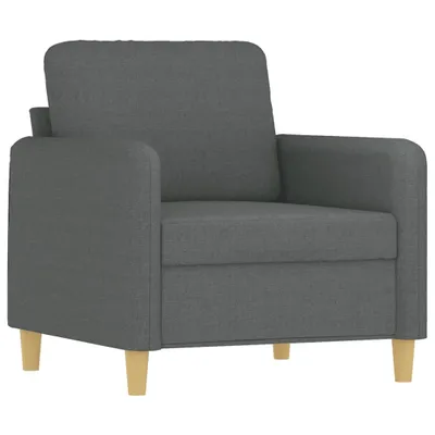Produktbild von vidaXL Sessel Dunkelgrau 60 cm Stoff