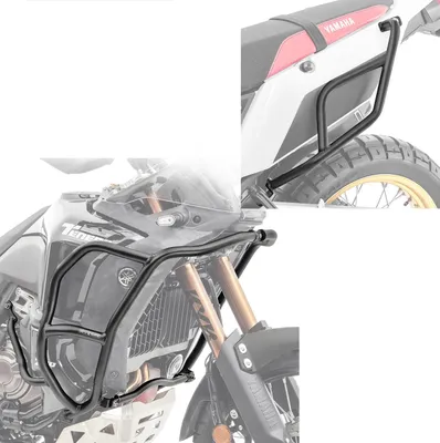 Immagine prodotto di Set barra di protezione della carenatura e barra di protezione posteriore adatto per Yamaha T