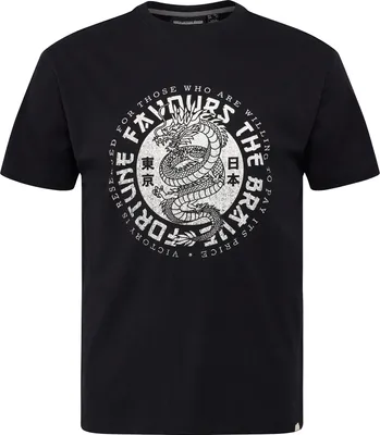 Produktbild von North Latitude T-Shirt XXL Drachenprint schwarz