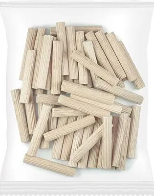 Produktbild von Heringe 8x30mm gerändeltes Holz (50St.)