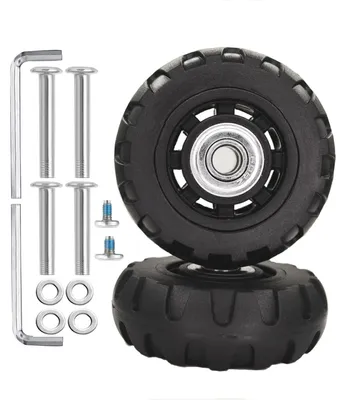 Image de Roues de rechange pour valises, 75 x 24 mm