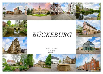 Produktbild von Bückeburg Impressionen (Wandkalender 2027 DIN A2 quer), CALVENDO Monatskalender