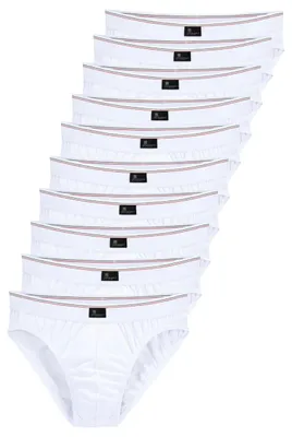 Produktbild von LE JOGGER Slip Herren Unterhose 10 -teilig weiß Größe 6
