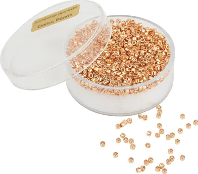 Produktbild von Delica-Rocailles, Ø 2 mm Topas Metallic