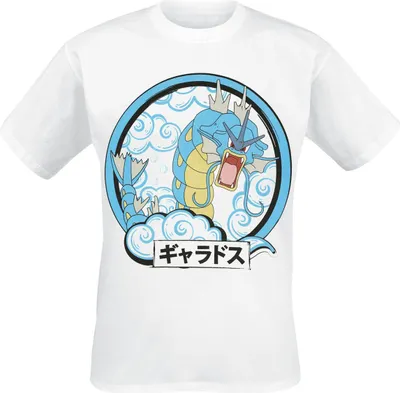 Produktbild von Pokémon T-Shirt Herren Gyarados weiß S