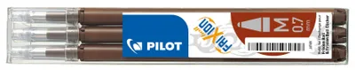 Image de Pilot BLS-FR7-BN-S3 Recharge pour roller FriXion BLS-FR7 - 0,4 mm, marron, lot de 3