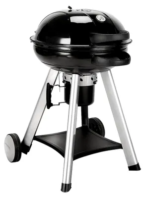 Produktbild von NEO Holzkohle-Kugelgrill mit klappbarem Deckel Ø 57 cm Thermometer Schwarz