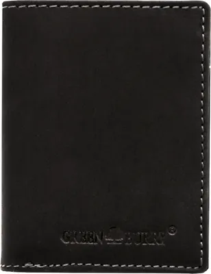 Produktbild von Greenburry Vintage 1813 Leder Geldbeutel mit Münzfach in schwarz