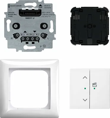Produktbild von BUSCH-JAEGER Jalousieflex-Set  62731/UJ-914-WL, 2-fach Bedienelement