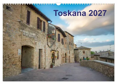 Immagine prodotto di Toscana - 2027 (calendario da parete 2027, formato DIN A3 orizzontale), calendario mensile CALVENDO