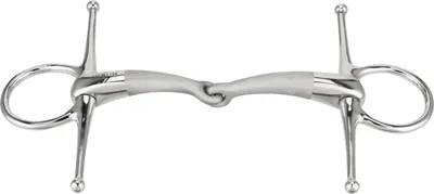 Produktbild von Sprenger SATINOX Schenkeltrense 14 mm einfach gebrochen Edelstahl, Größe:115 mm