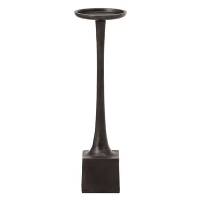 Obrázek produktu pro Miska na svíčku 12 x 12 x 41,5 cm Šedý hliník
