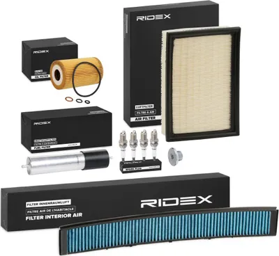 Produktbild von RIDEX Inspektionspaket Filterset für BMW 3 Limousine (E46) 3 Touring (E46) 3 Coupe (E46)