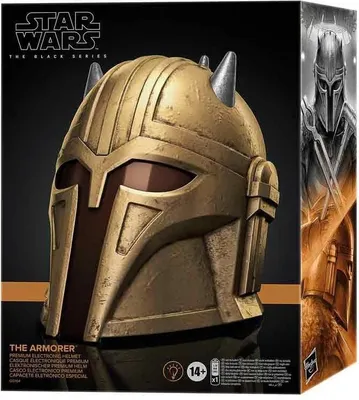 Zdjęcie produktu dla Mandalorian Premium Elektroniczny Kask z Regulowanym Dopasowaniem