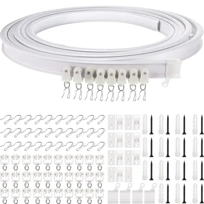 Imagen del producto de Omgoods: Barra flexible para cortinas de techo, ideal para proyectos personalizados y decoración
