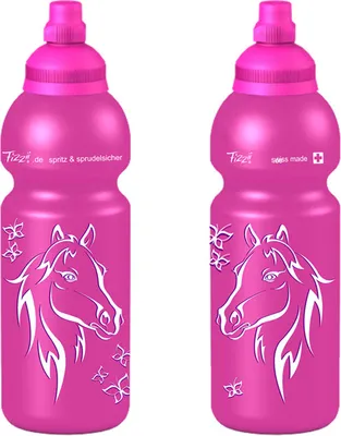 Produktbild von Fizzii Trinkflasche Pferdekopf 600 ml, auslaufsicher