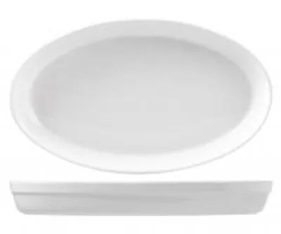 Immagine prodotto di Pirofila Ovale Porcellana Roma Bianco Cm32