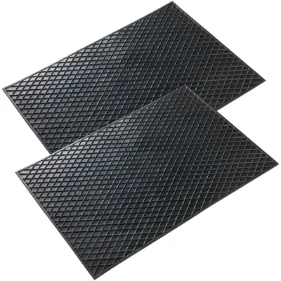Zdjęcie produktu dla 2x Mata gumowa do samochodu, uniwersalna mata gumowa, mata podłogowa do samochodu osobowego, mata do bagażnika