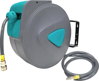 Obrázek produktu pro LZQ 20m hadicový naviják na stlačený vzduch 1/4" připojení hadicového navijáku Nástěnný držák hadice Automatický naviják hadice na stlačený vzduch