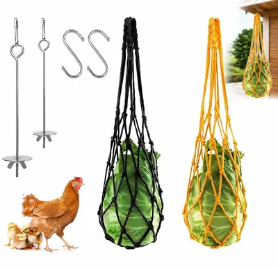 Futterautomat-Set aus Edelstahl für Hühner, Enten & Vögel