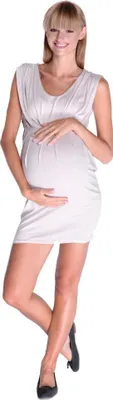 Immagine prodotto di Abito donna MAMA premaman con scollo a V senza maniche; beige XL/XXL 42/44
