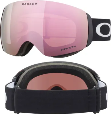 Produktbild von Oakley Flight Deck Grösse M Skibrille Black Prizm HI Pink Iridium