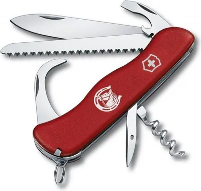 Produktbild von Victorinox Equestrian, Messer mit Feststellklinge, Multi-Tool-Messer, Clippunkt, Polyamid, Rot, 12 Werkzeug