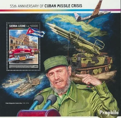 Produktbild von Briefmarken Sierra Leone 2017 Mi Block 1170 (kompl. Ausg.) postfrisch Kubakrise