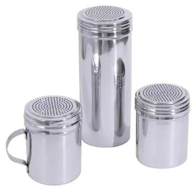 Produktbild von Streuer aus Edelstahl ohne Griff, 0,5 l