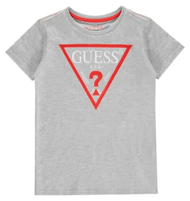 Produktbild von Guess - T-Shirt für Kinder, Baumwolle GT17521 (140) (Hellgrau)