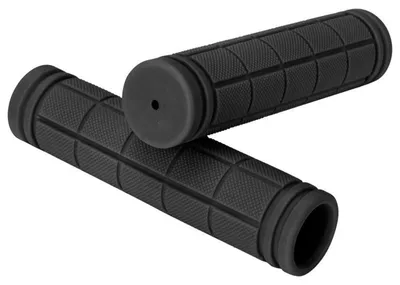 Obrázek produktu pro Rukojeti na řídítka pro horské kolo, ergonomické, 120 mm, 22,2 mm, černé, gumové, protiskluzové