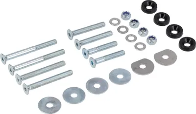 Produktbild von Set: CNC Senkscheiben 24mm für Stoßdämpfer / Federbein , Schwarz - für S51, S50, S70, S53, S83