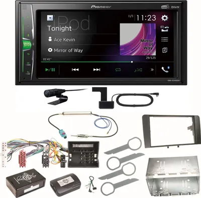 Produktbild von Pioneer DMH-A3300DAB Digitalradio Bluetooth WebLink Einbauset für Audi A3 8P 8PA