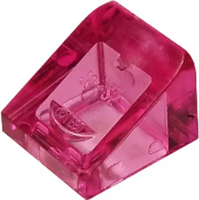 Produktbild von LEGO: 100x Schrägstein/Slope in Trans-Dark Pink