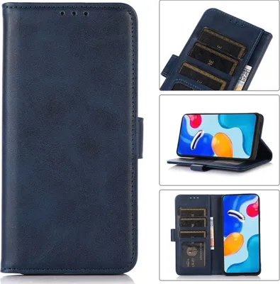 Produktbild von Mobigear Wallet  Nokia G11 Plus Hülle Klapphülle Geldbörse - Blau