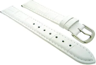 Immagine prodotto di Cinturino Rece Croco bianco opaco 16 mm