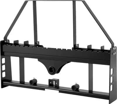 Produktbild von VEVOR Palettengabelrahmen für Kompaktlader, 1814 kg, 1150 mm Palettengabelrahmenaufsätze mit 50,8 mm Anhängerkupplung & Speerhülsen, passend für Schnellkupplungs-Traktorlader, nur Rahmen