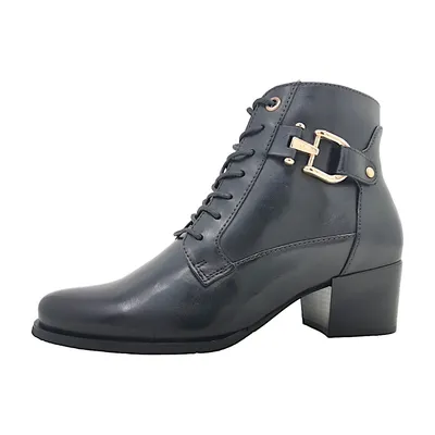 Produktbild von regarde le ciel  Damenschuhe Stiefeletten Schnürer Schwarz Freizeit, Schuhgröße:38 EU