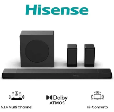 Image de Hisense AX5140Q haut-parleur soundbar Noir 5.1.4 canaux 600 W