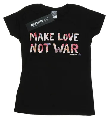 Obrázok produktu pre Woodstock - Dámske tričko "Make Love Not War" BI37511 (XXL) (Black)