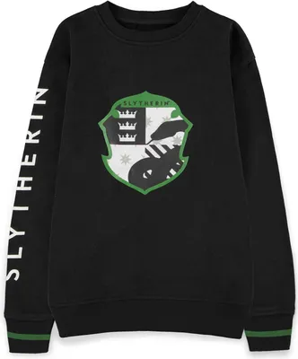 Produktbild von Harry Potter - Slytherin Emblem Boys Crew Sweater - 146/152