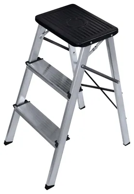 3-stufige Klappleiter, Aluminium, rutschfest, 150 kg