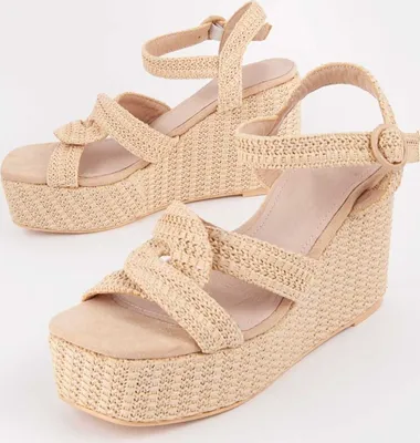 Image de Montevita Esparto Sandale compensée Salia11 Beige