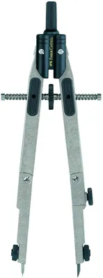 Produktbild von Präzisions-Schnellverstellzirkel silber Packung mit 5 Stück