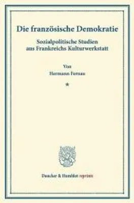 Produktbild von Die französische Demokratie.