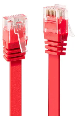 Produktbild von Lindy 47513, 3 m, Cat6, U/UTP (UTP), RJ-45, RJ-45, Rot